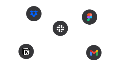 Built-in integrations feature dark mode image